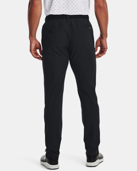 Men's UA Drive Geo Printed Tapered Pants in Black image number 1